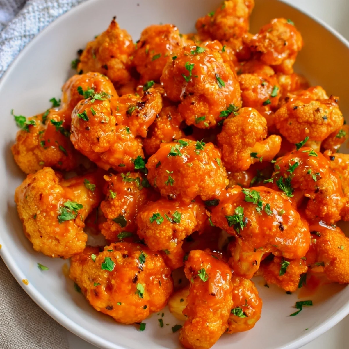 Sriracha Buffalo Cauliflower Bites