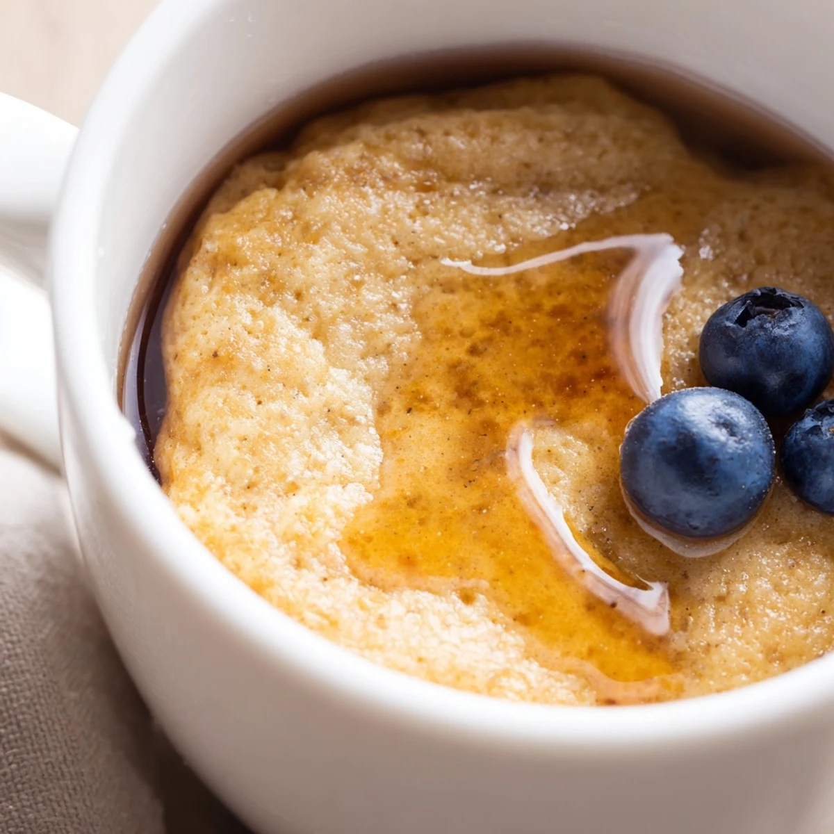 Fluffy Microwave Mug Pancakes