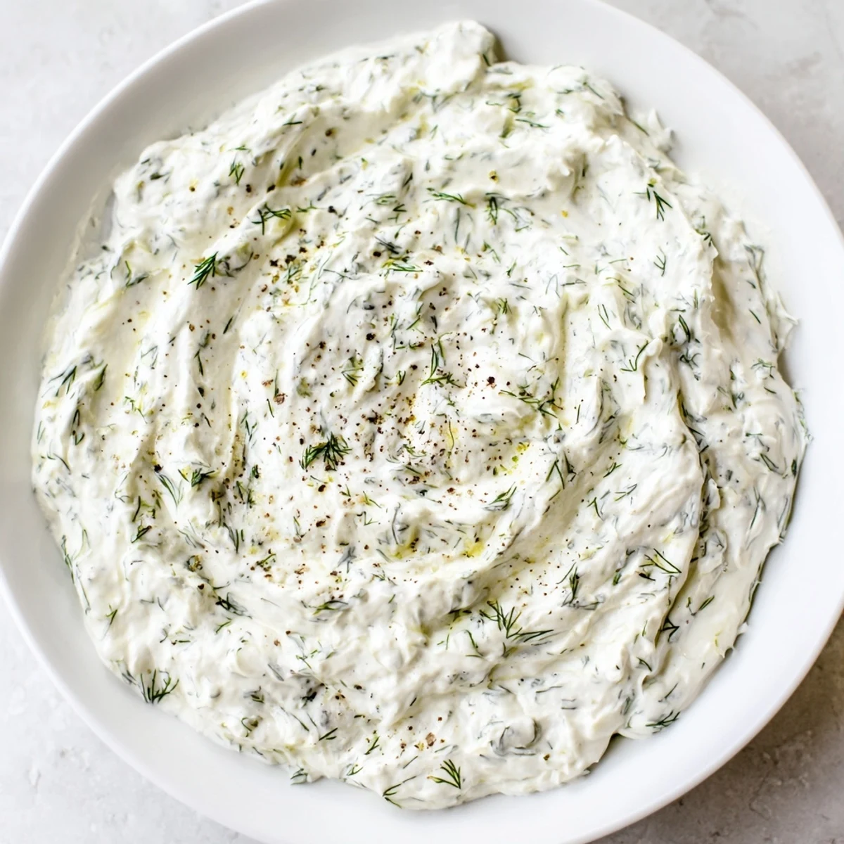 Cool, vibrant Greek Yogurt Herb Dip is being served with colorful crudités and crunchy pita chips.