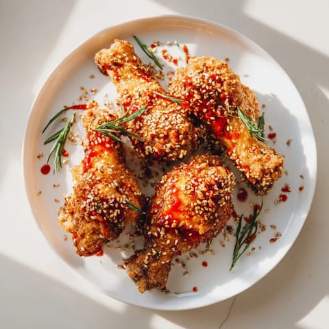 Picture this: perfectly cooked Honey-Chili Glazed Chicken Wings, glazed and speckled with sesame seeds.