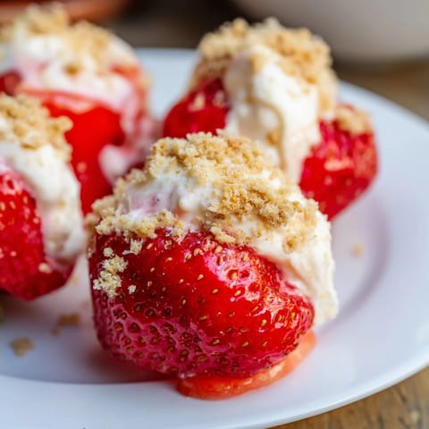 Cheesecake Stuffed Strawberries