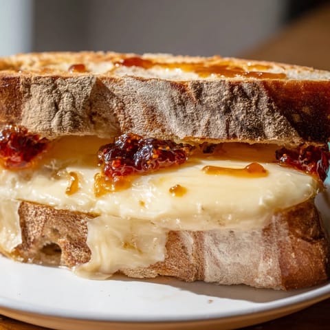 Brie Chili Crisp Grilled Cheese