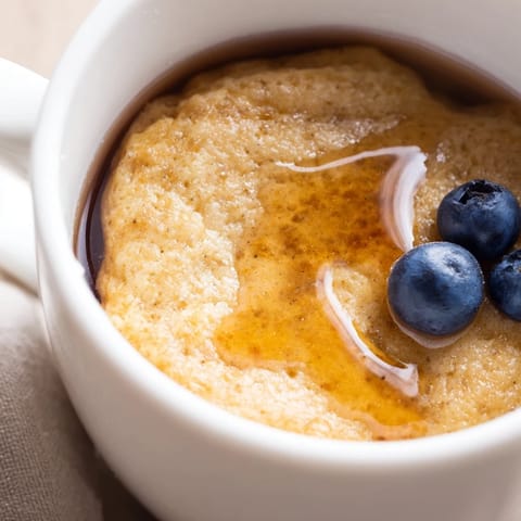 Fluffy Microwave Mug Pancakes