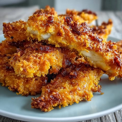 Crispy Turmeric Chicken Tenders baking on a wire rack, infused with warm spices.