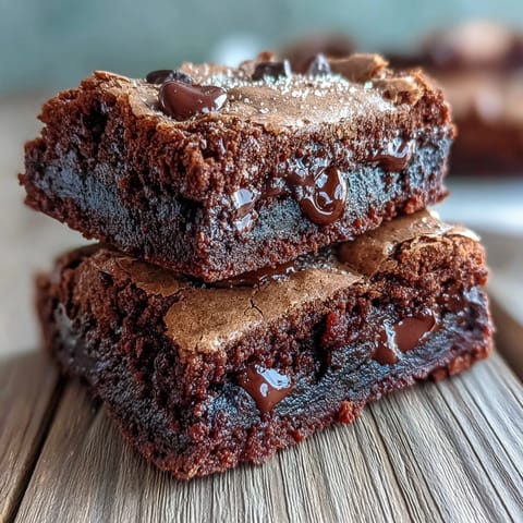 Golden-brown Hojicha Brookies with a crackly top rest on a cooling rack, showcasing their fudgy interior.