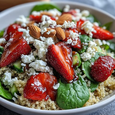 Strawberry Feta Quinoa Salad