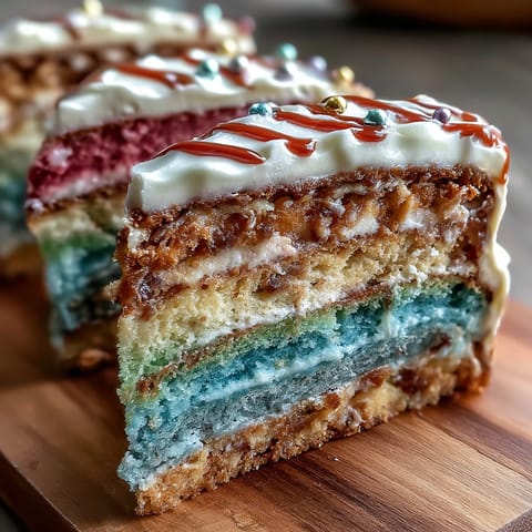 High School Ombre Layer Cake