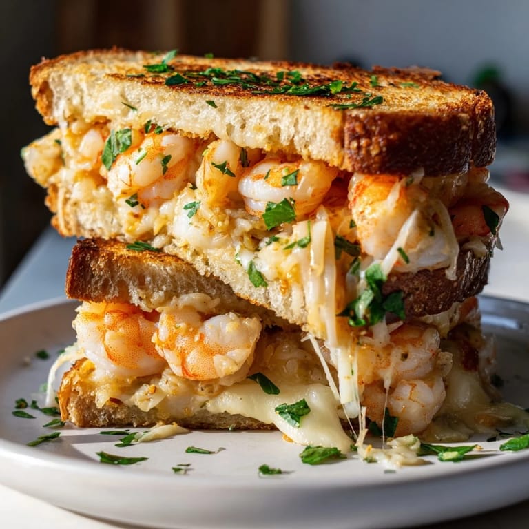 Imagine the savory Quick Shrimp Grilled Cheese: toasted bread, oozing cheese, and flavorful shrimp.