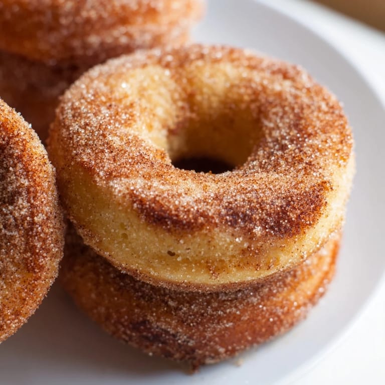 Imagine warm, delicious 1-Minute Air Fryer Donuts, perfectly round with a crispy exterior ready to serve.