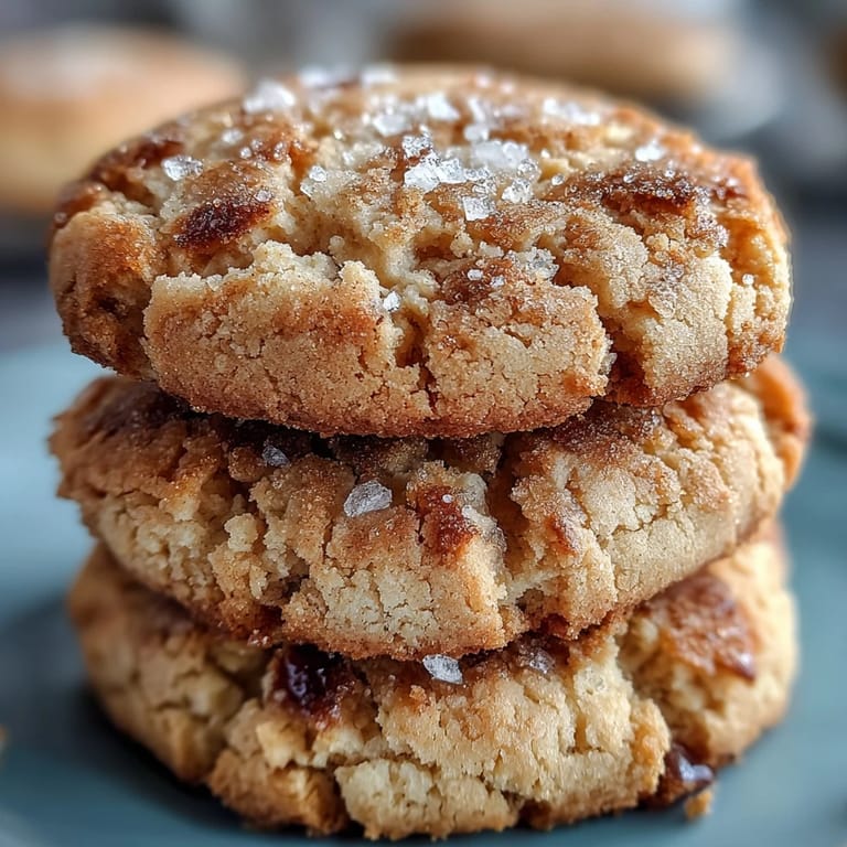 Freshly sliced Hojicha Shortbread dough rounds arranged on a parchment-lined baking sheet, ready for the oven.