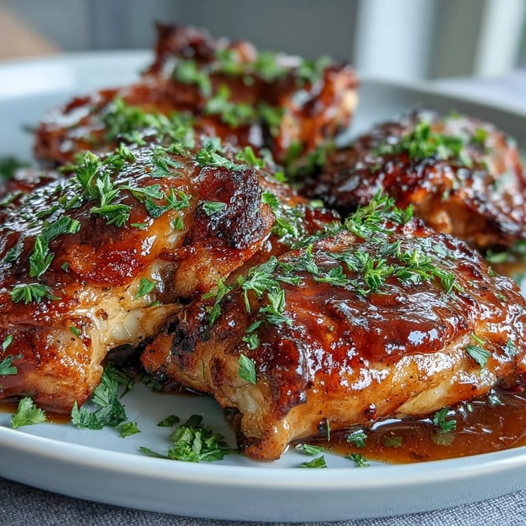Oven-baked honey mustard chicken with fresh green beans, finished with a zesty lemon drizzle for a vibrant springtime dish.