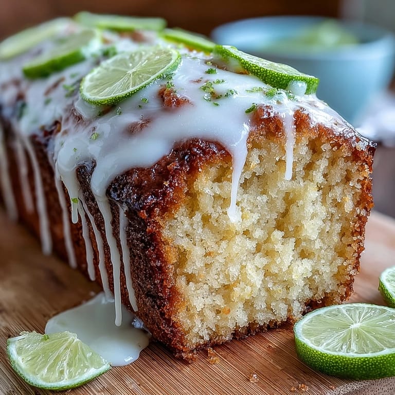 Classic lemon drizzle loaf cake, baked golden and drizzled with zesty glaze, perfect for afternoon tea or dessert.