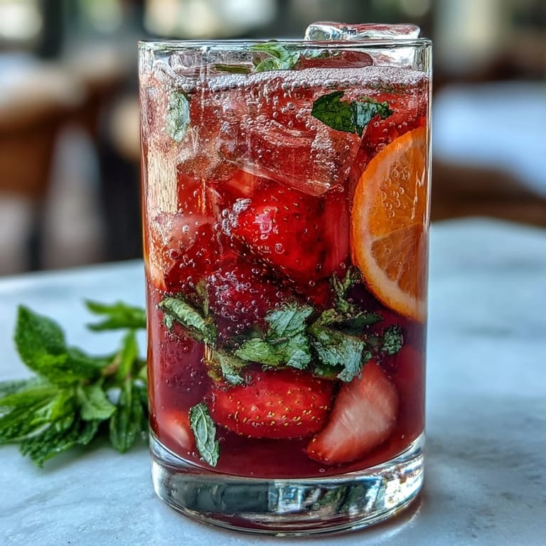 Refreshing non-alcoholic sangria featuring white grape juice, citrus fruits, and sparkling water, perfect for spring brunches and gatherings.