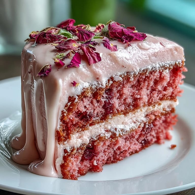 Luscious Bridal Shower Rosé Velvet Cake, perfect for elegant dessert tables.
